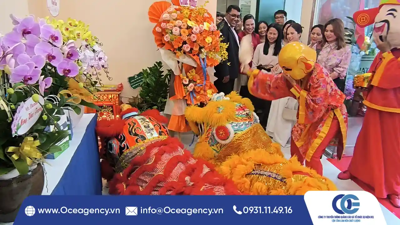 DỊCH VỤ CHO THUÊ MÚA LÂN KHAI TRƯƠNG NHA KHOA THÙY ANH
