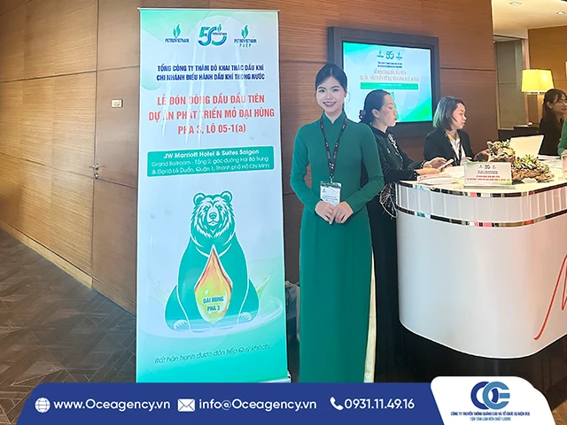 CHO THUÊ PG - PB LỄ ĐÓN DÒNG DẦU ĐẦU TIÊN MỎ ĐẠI HÙNG