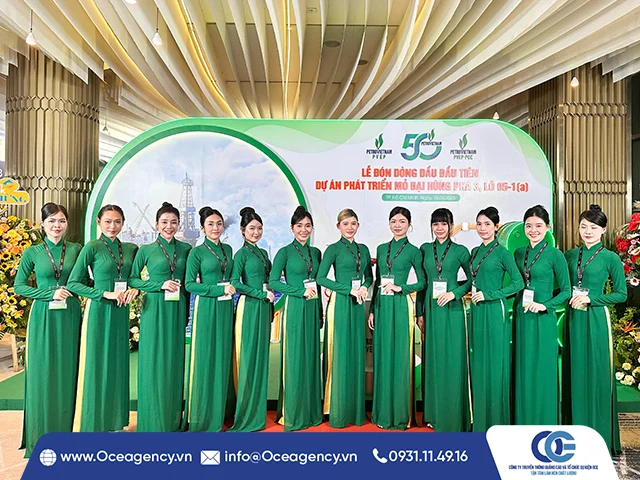 CHO THUÊ PG - PB LỄ ĐÓN DÒNG DẦU ĐẦU TIÊN MỎ ĐẠI HÙNG