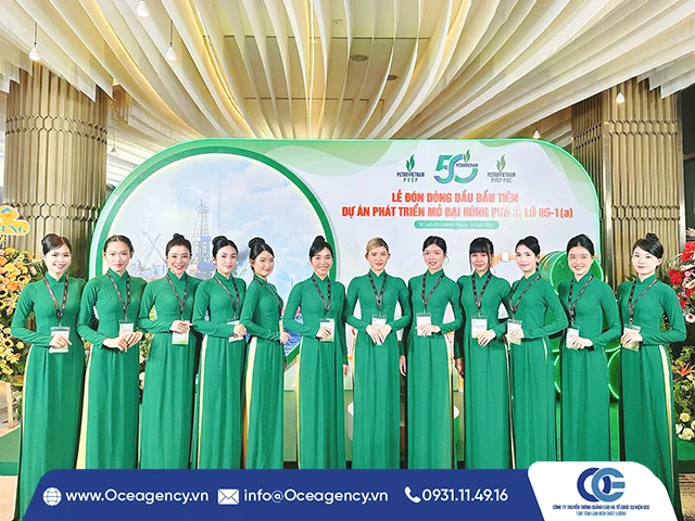 CHO THUÊ PG - PB LỄ ĐÓN DÒNG DẦU ĐẦU TIÊN MỎ ĐẠI HÙNG