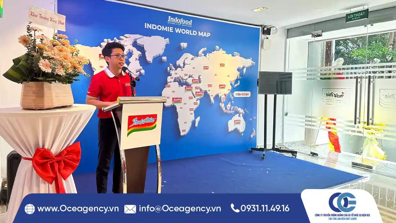 TỔ CHỨC SỰ KIỆN KHAI TRƯƠNG INDOMIE VIỆT NAM