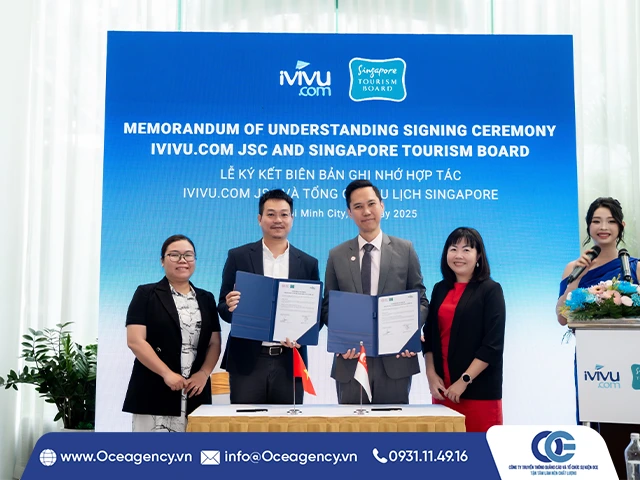 TỔ CHỨC SỰ KIỆN LỄ KÝ KẾT CÔNG TY iVIVU TẠI HCM