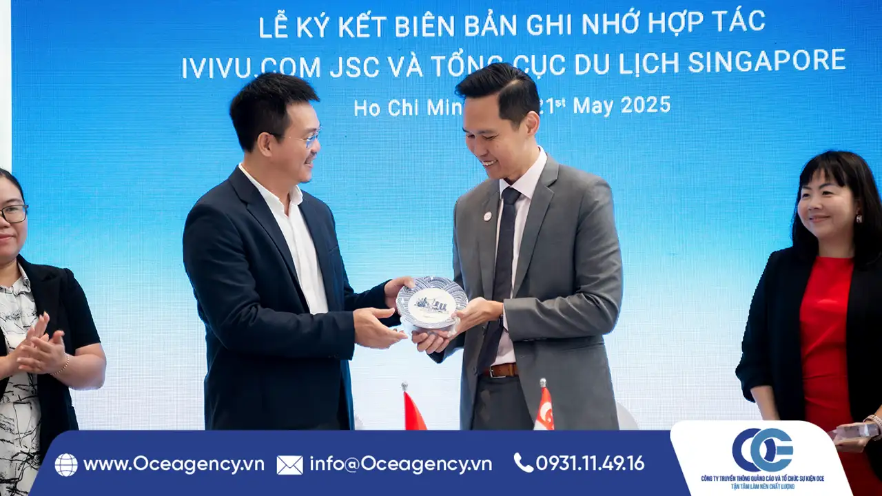 TỔ CHỨC SỰ KIỆN LỄ KÝ KẾT CÔNG TY iVIVU TẠI HCM