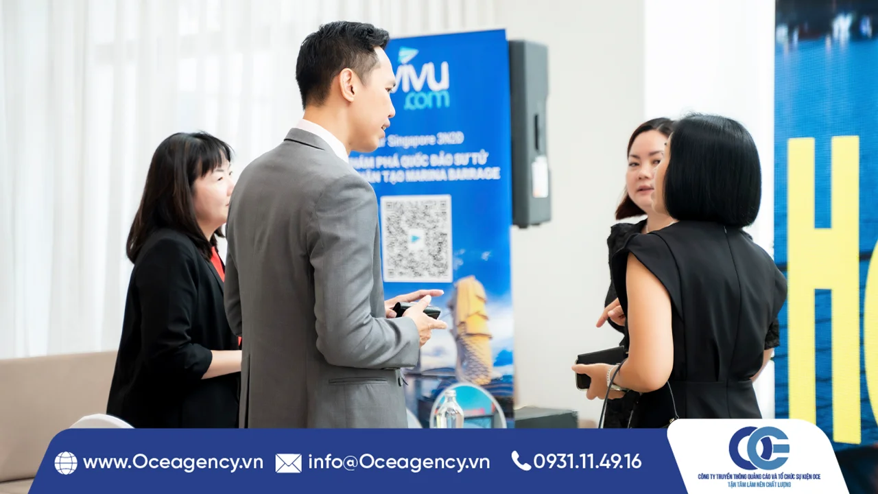 TỔ CHỨC SỰ KIỆN LỄ KÝ KẾT CÔNG TY iVIVU TẠI HCM