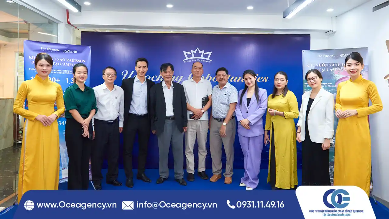 TỔ CHỨC SỰ KIỆN MỞ BÁN BẤT ĐỘNG SẢN PRINCE REAL ESTATE GROUP