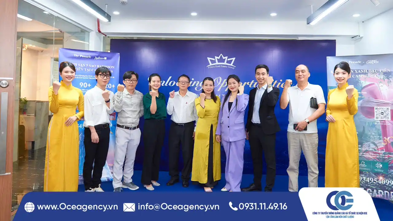 TỔ CHỨC SỰ KIỆN MỞ BÁN BẤT ĐỘNG SẢN PRINCE REAL ESTATE GROUP