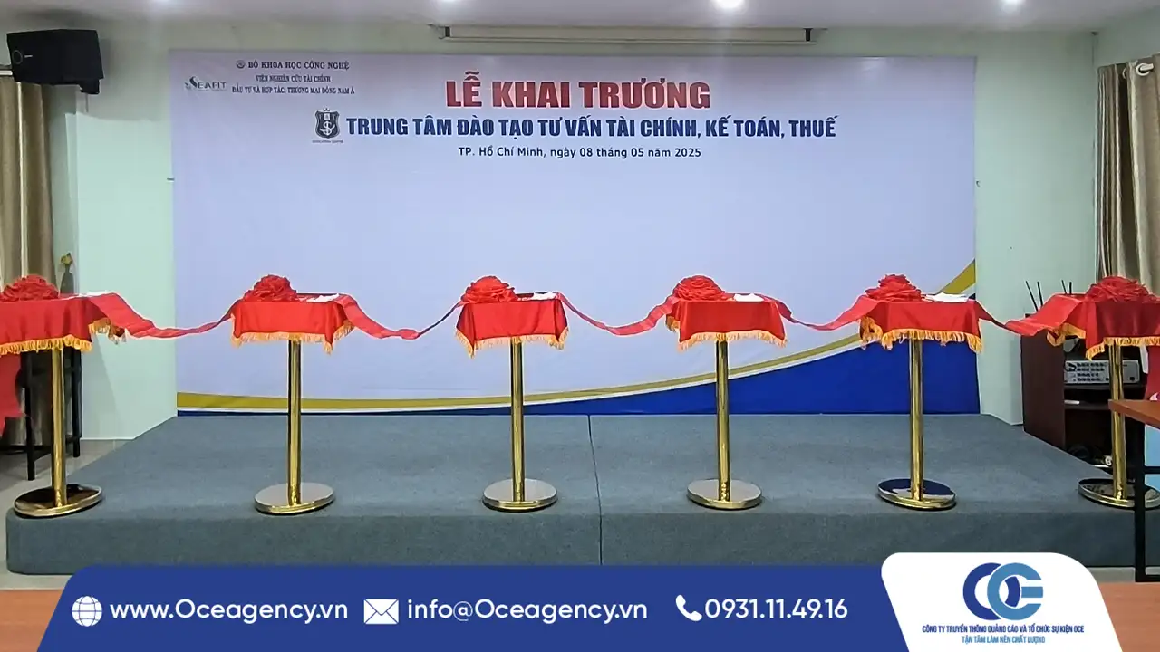 DỊCH VỤ CHO THUÊ BĂNG KHÁNH THÀNH TRUNG TÂM TƯ VẤN TÀI CHÍNH