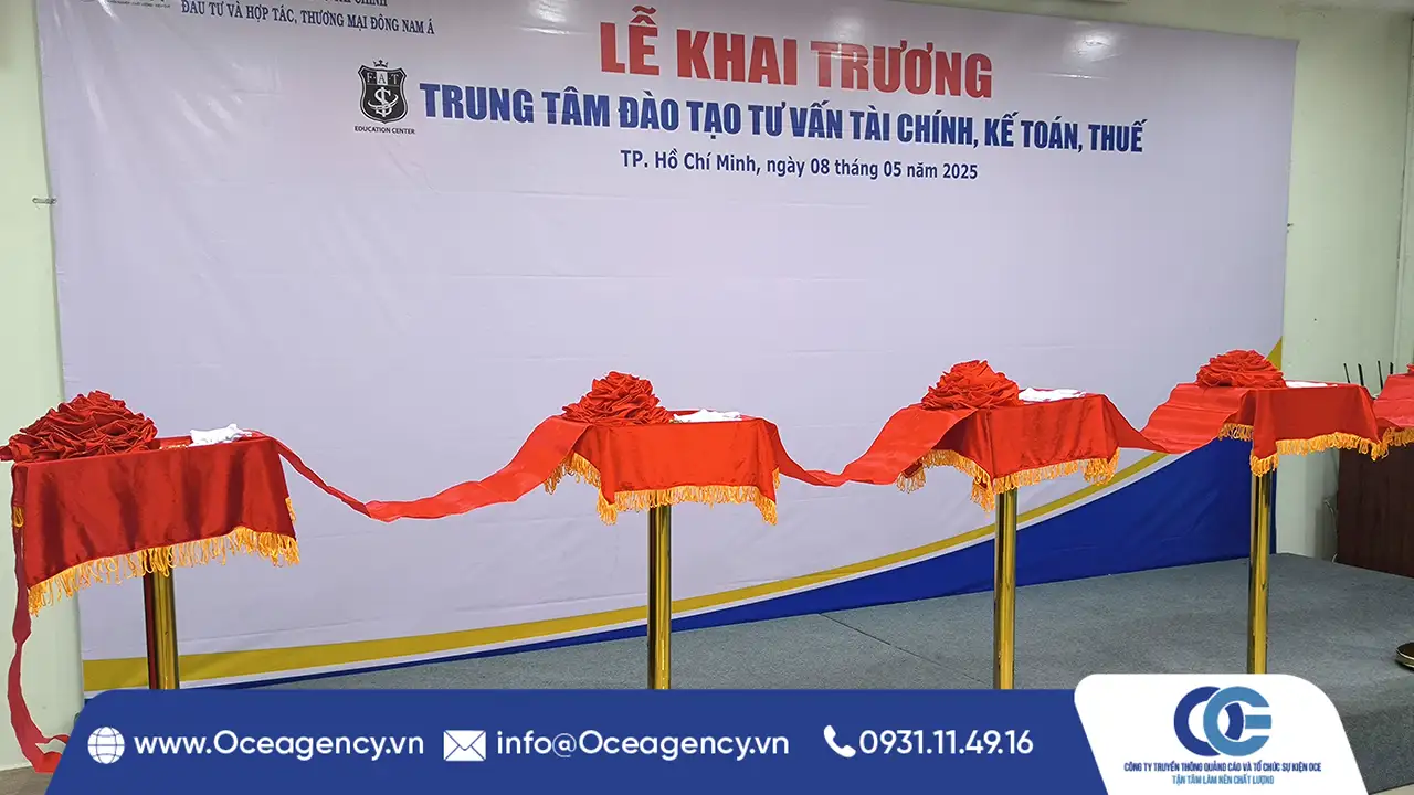 DỊCH VỤ CHO THUÊ BĂNG KHÁNH THÀNH TRUNG TÂM TƯ VẤN TÀI CHÍNH