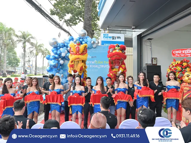 TỔ CHỨC SỰ KIỆN KHAI TRƯƠNG THE NEW GYM