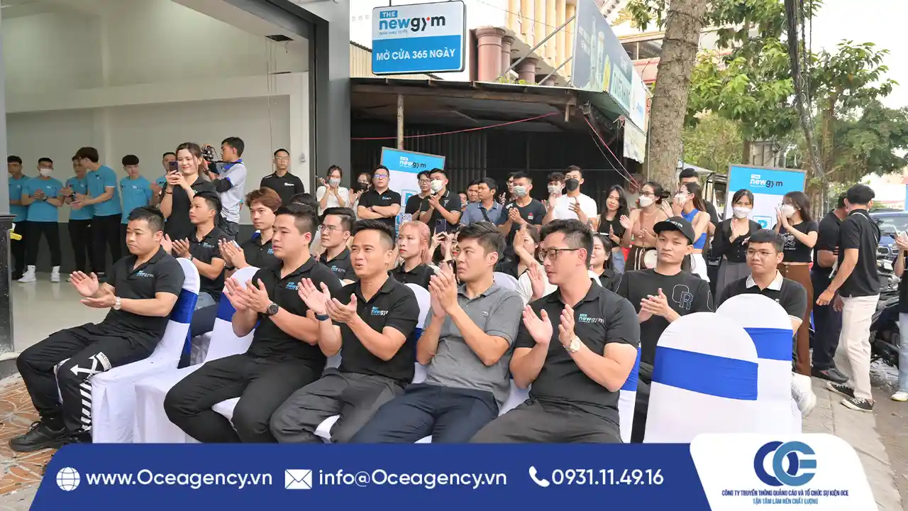TỔ CHỨC SỰ KIỆN KHAI TRƯƠNG THE NEW GYM