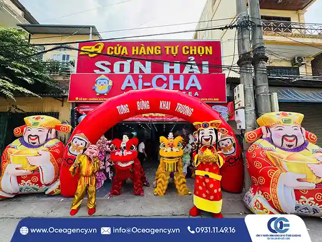 CHO THUÊ MÚA LÂN KHAI TRƯƠNG AI-CHA THÁI NGUYÊN