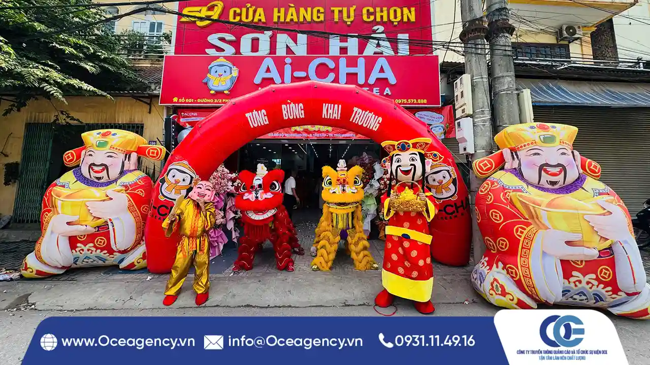 CHO THUÊ MÚA LÂN KHAI TRƯƠNG AI-CHA THÁI NGUYÊN