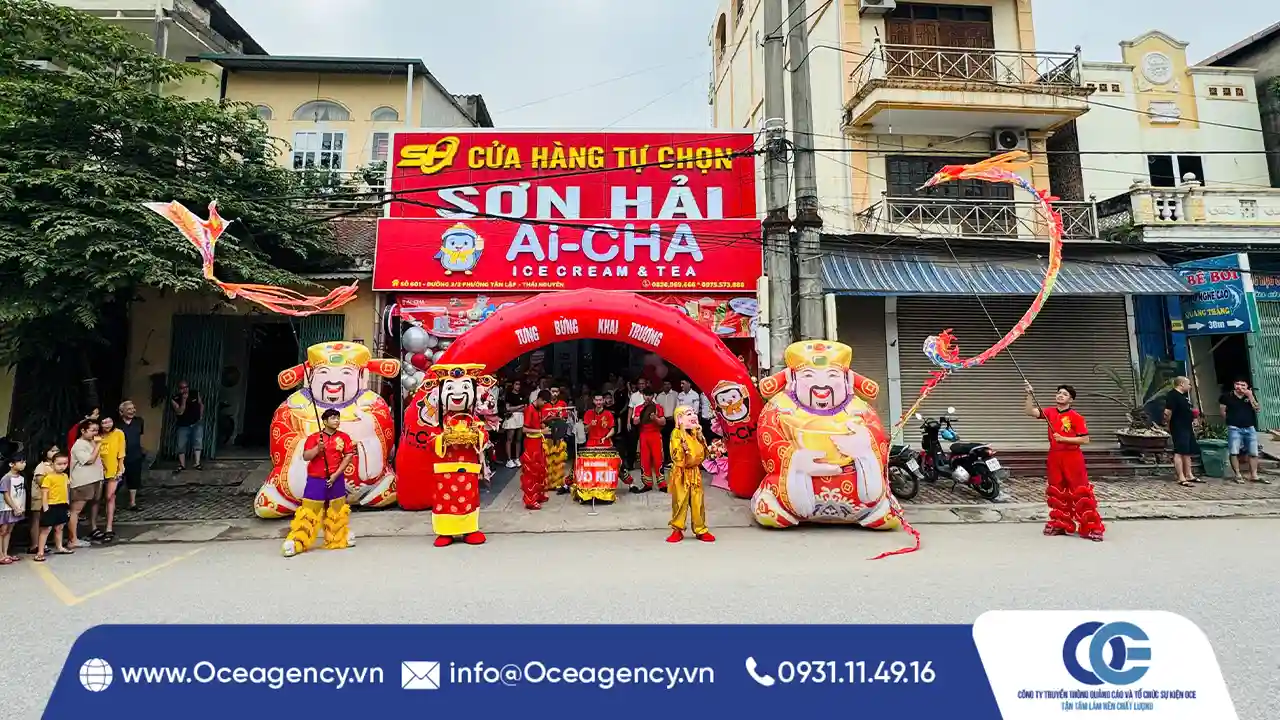 CHO THUÊ MÚA LÂN KHAI TRƯƠNG AI-CHA THÁI NGUYÊN