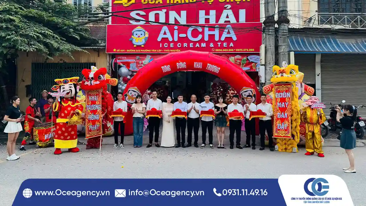 CHO THUÊ MÚA LÂN KHAI TRƯƠNG AI-CHA THÁI NGUYÊN