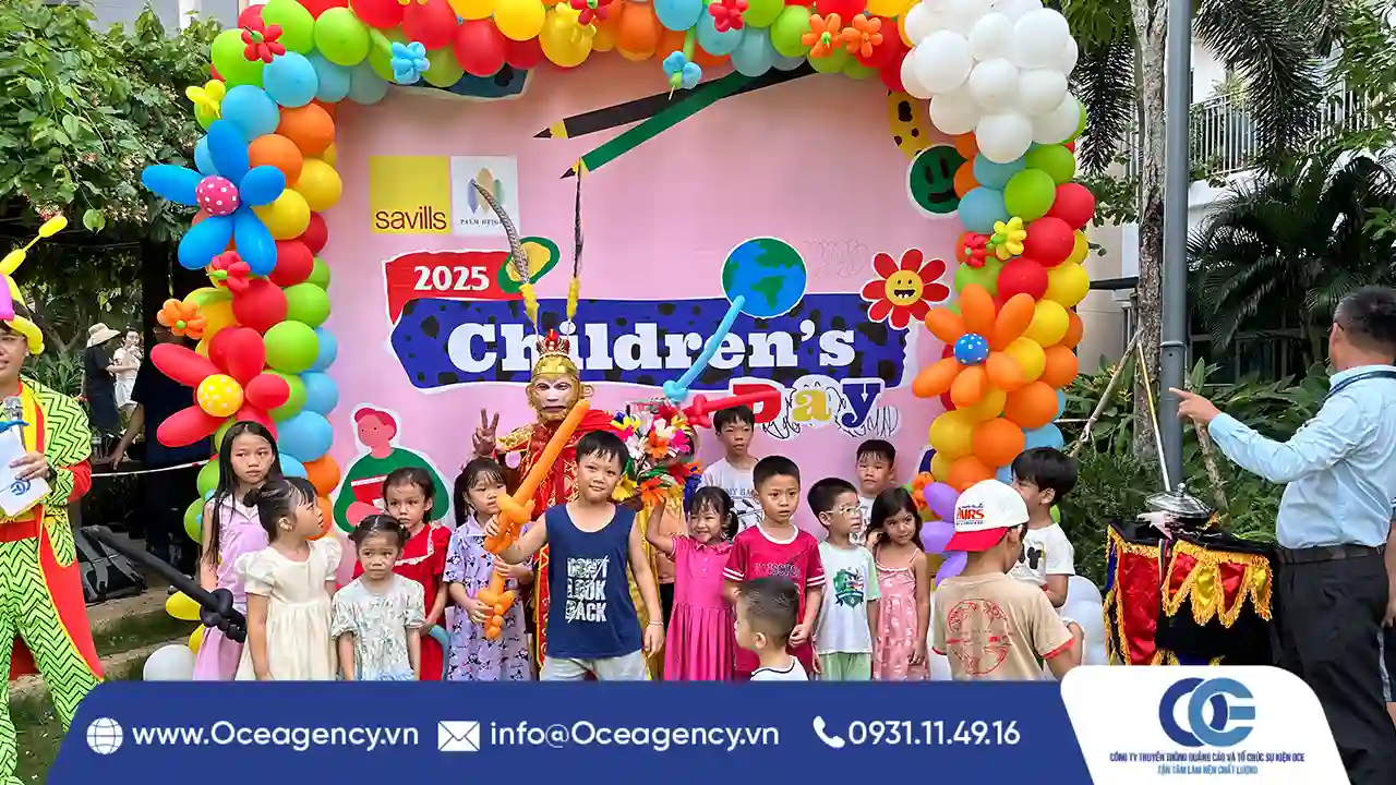 TỔ CHỨC SỰ KIỆN QUỐC TẾ THIẾU NHI TẠI CHUNG CƯ PALM HEIGHTS
