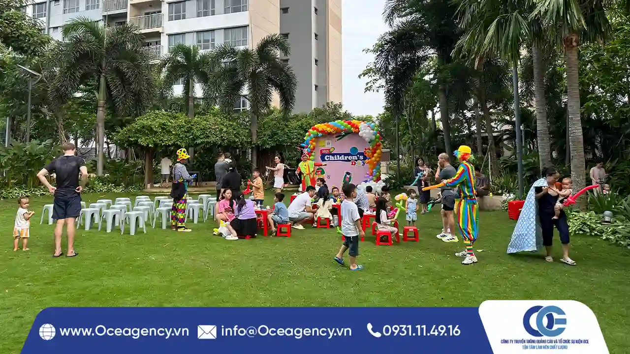 TỔ CHỨC SỰ KIỆN QUỐC TẾ THIẾU NHI TẠI CHUNG CƯ PALM HEIGHTS