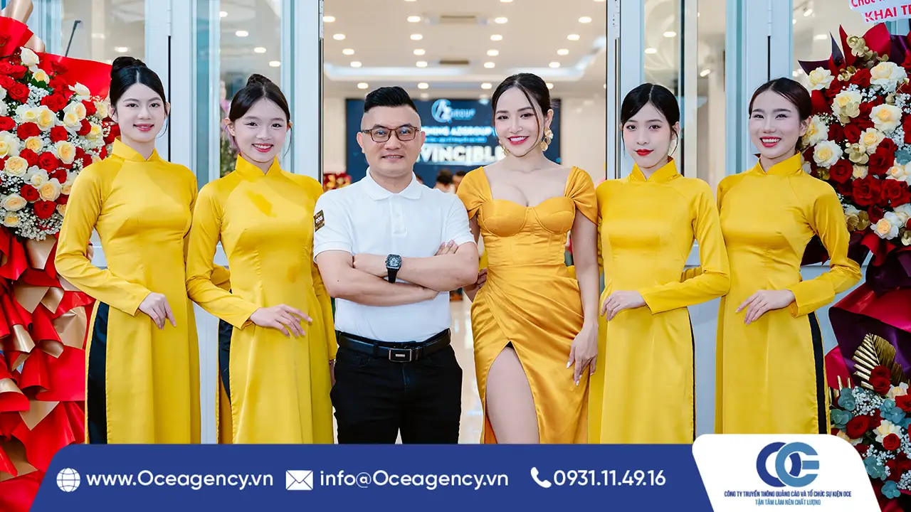 TỔ CHỨC SỰ KIỆN KHAI TRƯƠNG AZGROUP SÀI GÒN