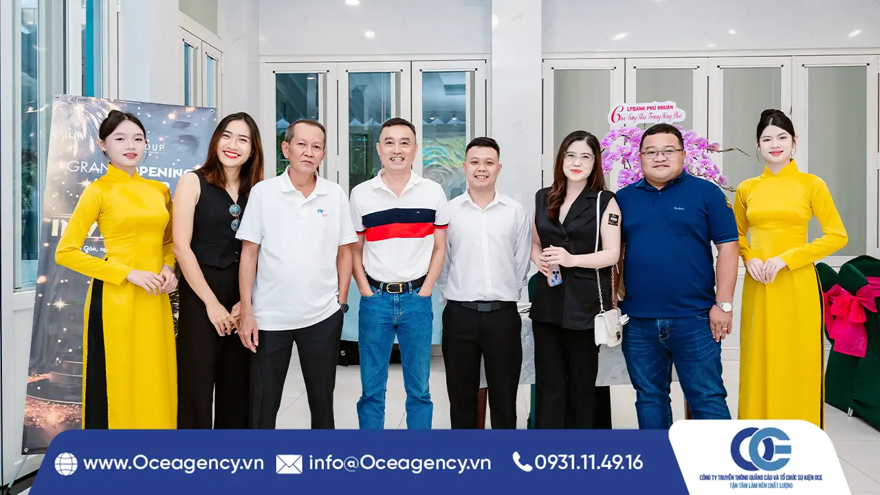 TỔ CHỨC SỰ KIỆN KHAI TRƯƠNG AZGROUP SÀI GÒN