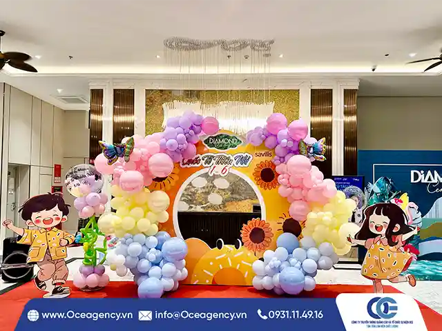 TỔ CHỨC SỰ KIỆN QUỐC TẾ THIẾU NHI CHUNG CƯ DIAMOND CENTERY