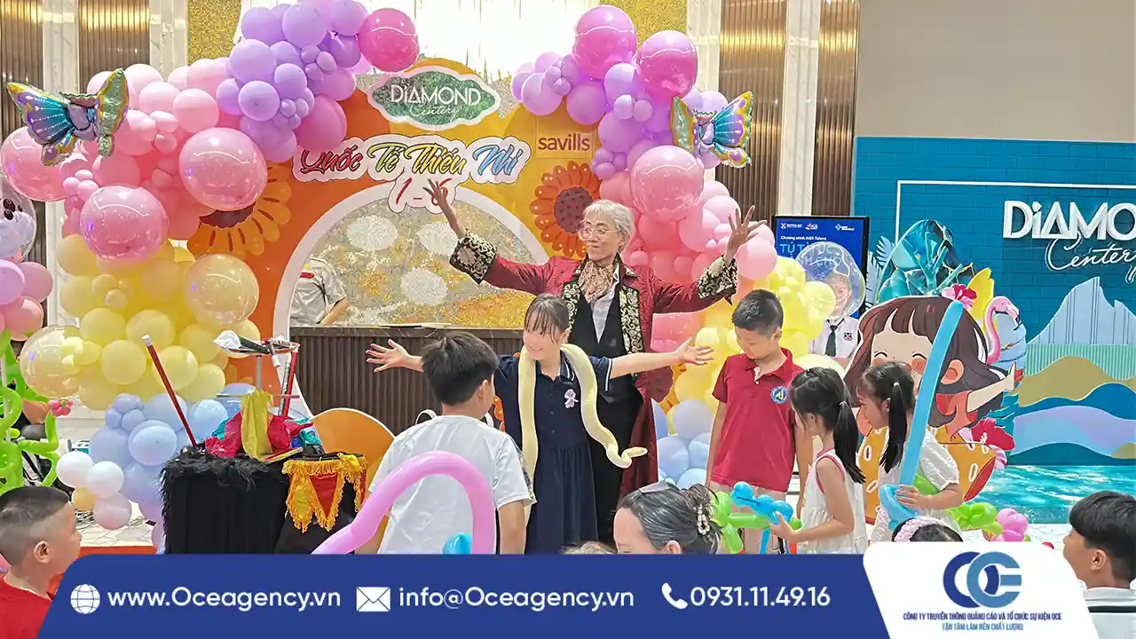 TỔ CHỨC SỰ KIỆN QUỐC TẾ THIẾU NHI CHUNG CƯ DIAMOND CENTERY