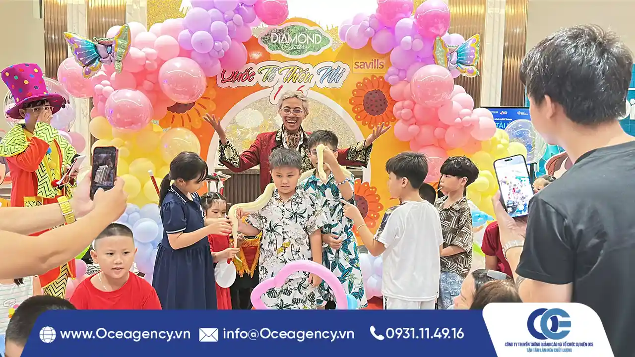 TỔ CHỨC SỰ KIỆN QUỐC TẾ THIẾU NHI CHUNG CƯ DIAMOND CENTERY