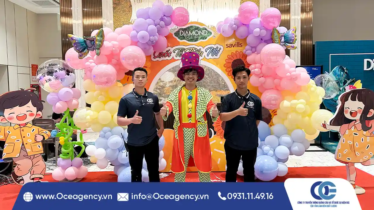 TỔ CHỨC SỰ KIỆN QUỐC TẾ THIẾU NHI CHUNG CƯ DIAMOND CENTERY