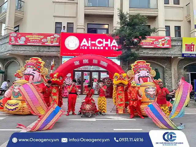 CHO THUÊ MÚA LÂN KHAI TRƯƠNG AI-CHA HÀ NỘI
