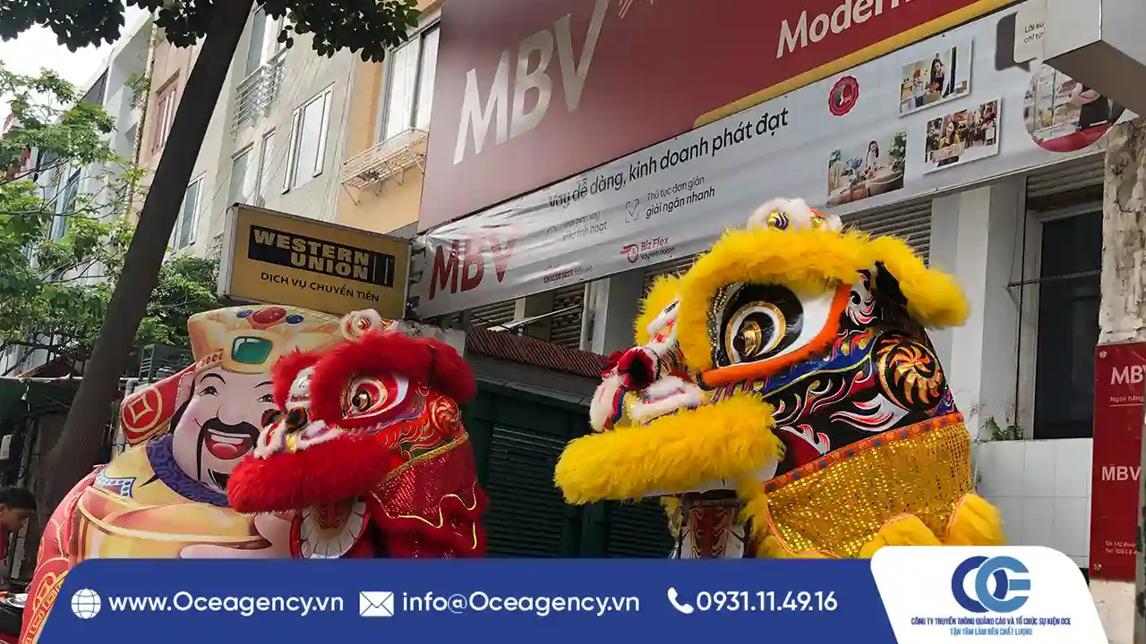 CHO THUÊ MÚA LÂN KHAI TRƯƠNG MBV PHỔ QUANG - PHÚ NHUẬN