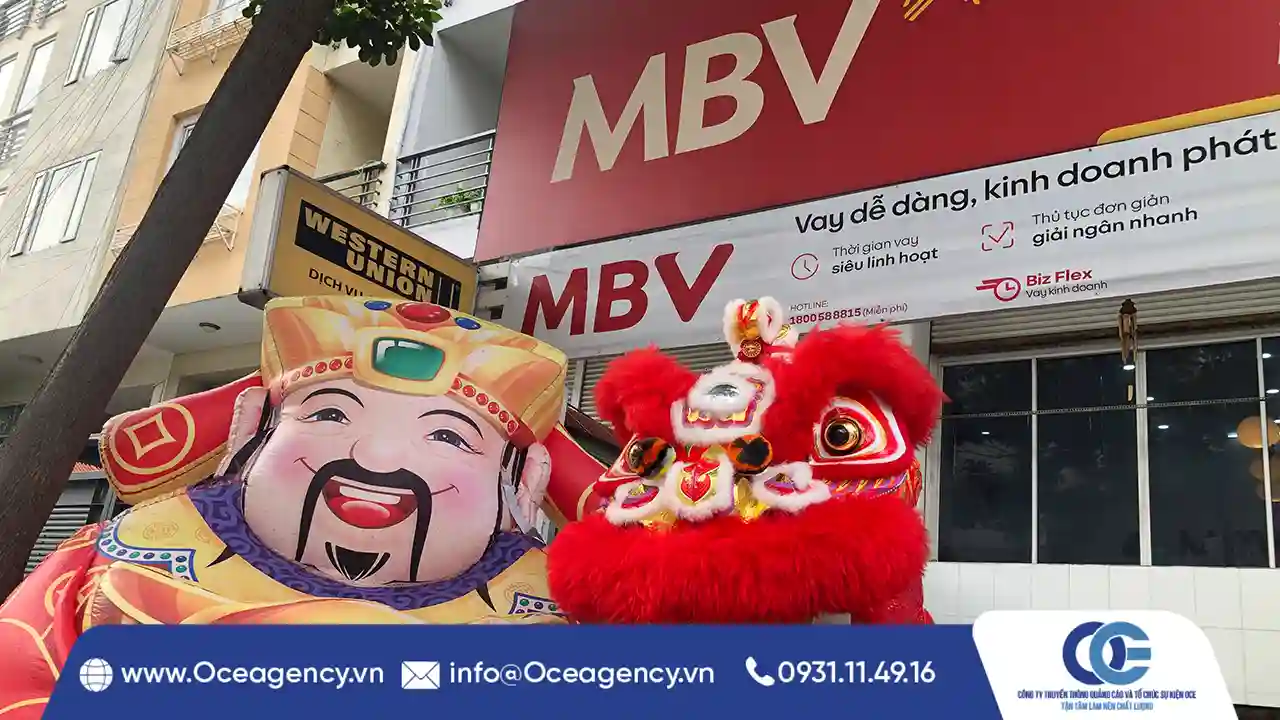 CHO THUÊ MÚA LÂN KHAI TRƯƠNG MBV PHỔ QUANG - PHÚ NHUẬN