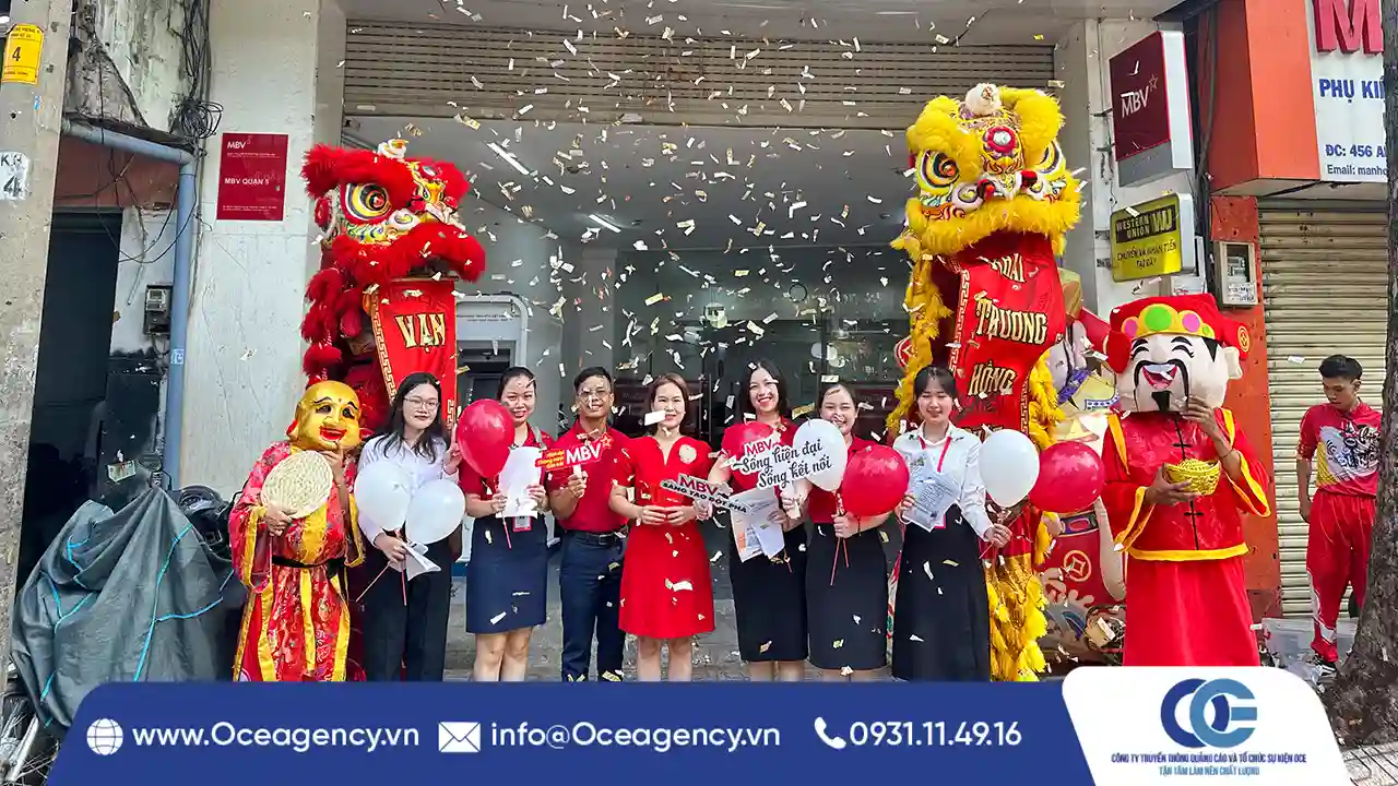 CHO THUÊ MÚA LÂN CHUỖI SỰ KIỆN KHAI TRƯƠNG MBV