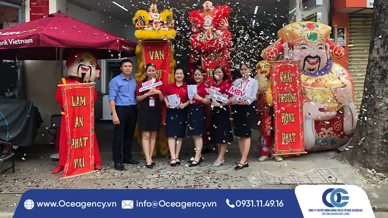 CHO THUÊ MÚA LÂN CHUỖI SỰ KIỆN KHAI TRƯƠNG MBV