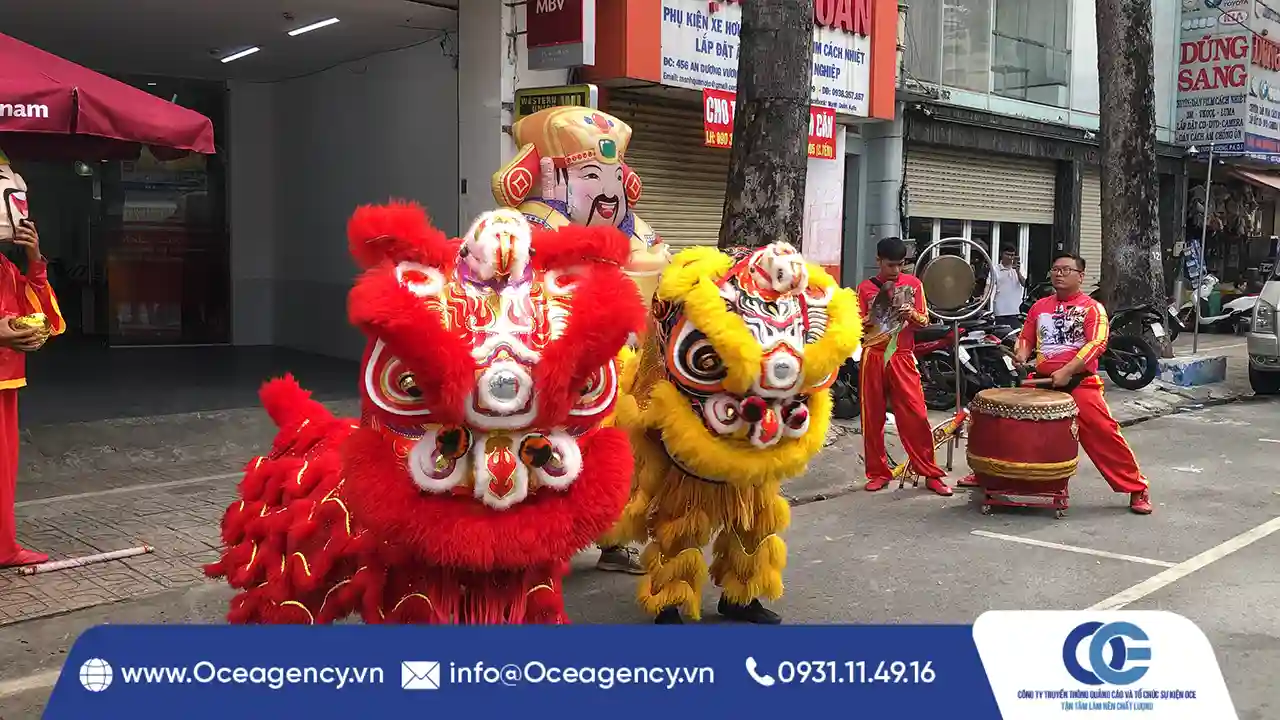 CHO THUÊ MÚA LÂN CHUỖI SỰ KIỆN KHAI TRƯƠNG MBV