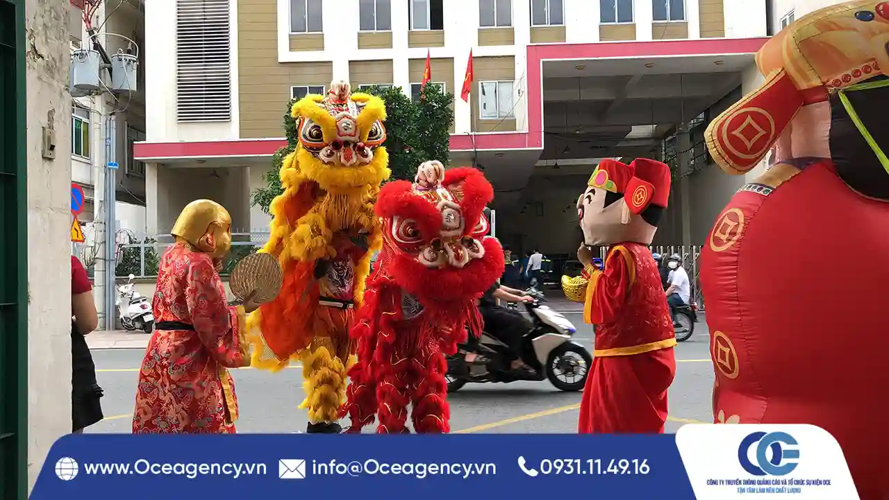 CHO THUÊ MÚA LÂN CHUỖI SỰ KIỆN KHAI TRƯƠNG MBV