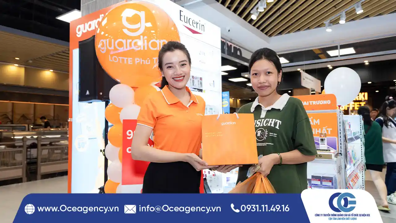 Tổ chức chuỗi sự kiện khai trương Guardian Lotte Mart Phú Thọ