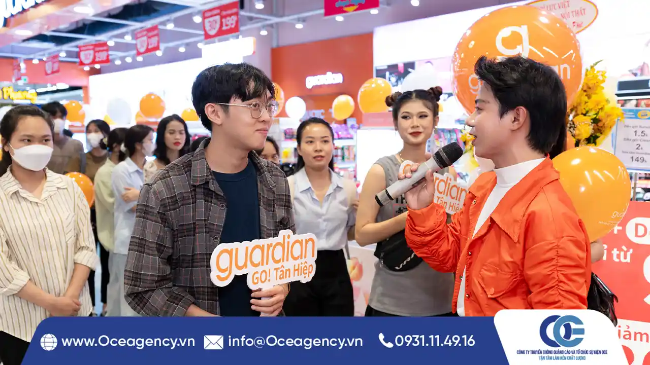 Tổ chức chuỗi sự kiện khai trương Guardian Biên Hòa