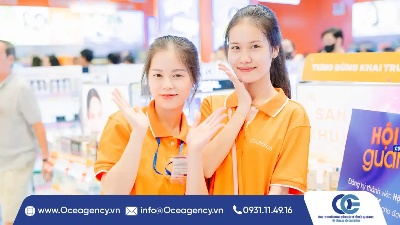TỔ CHỨC CHUỖI SỰ KIỆN KHAI TRƯƠNG GUARDIAN