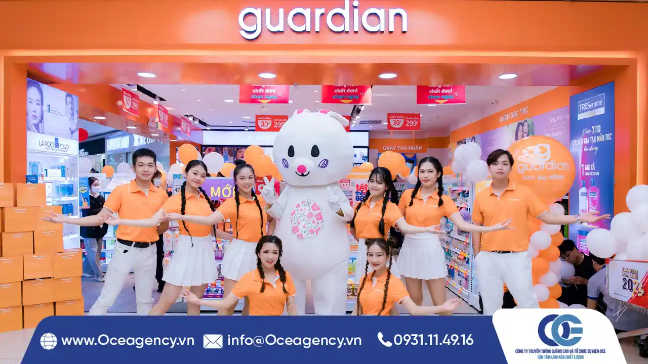 Tổ chức chuỗi sự kiện khai trương Guardian Đà Nẵng
