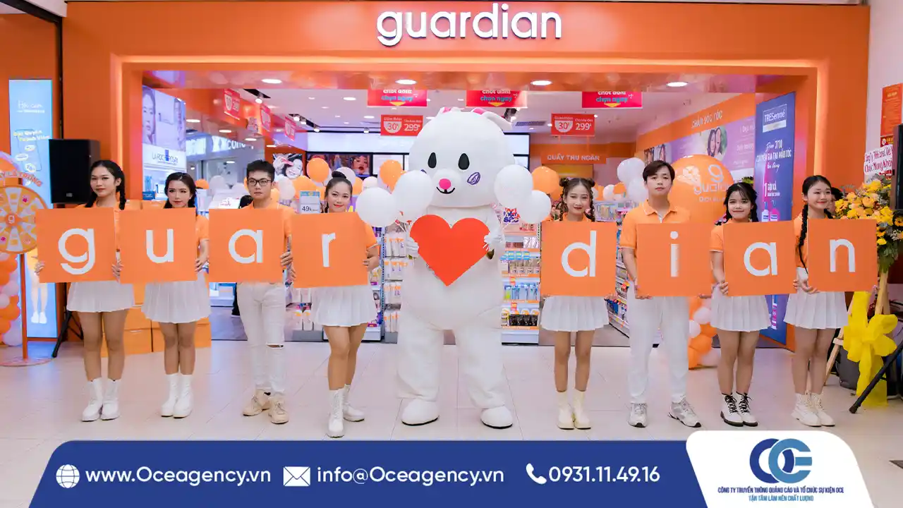 TỔ CHỨC CHUỖI SỰ KIỆN KHAI TRƯƠNG GUARDIAN