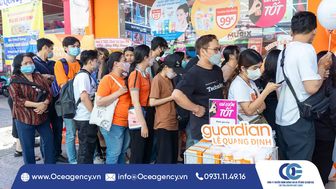 TỔ CHỨC CHUỖI SỰ KIỆN KHAI TRƯƠNG GUARDIAN
