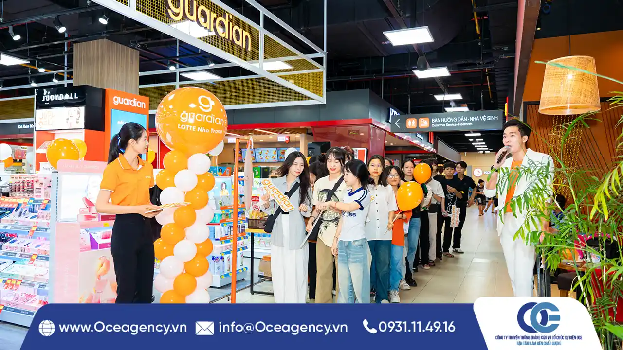 Tổ chức chuỗi sự kiện khai trương Guardian Nha Trang