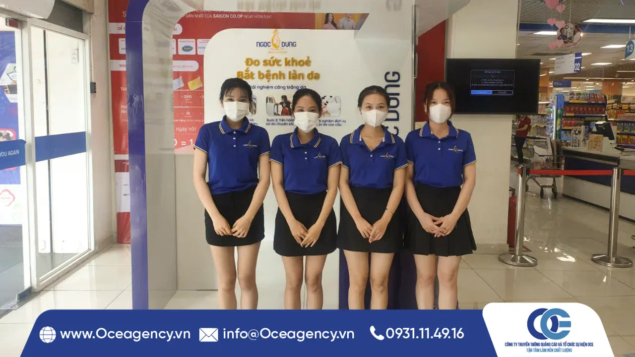 DỊCH VỤ CUNG CẤP PG ACTIVATION NGỌC DUNG BEAUTY CENTER