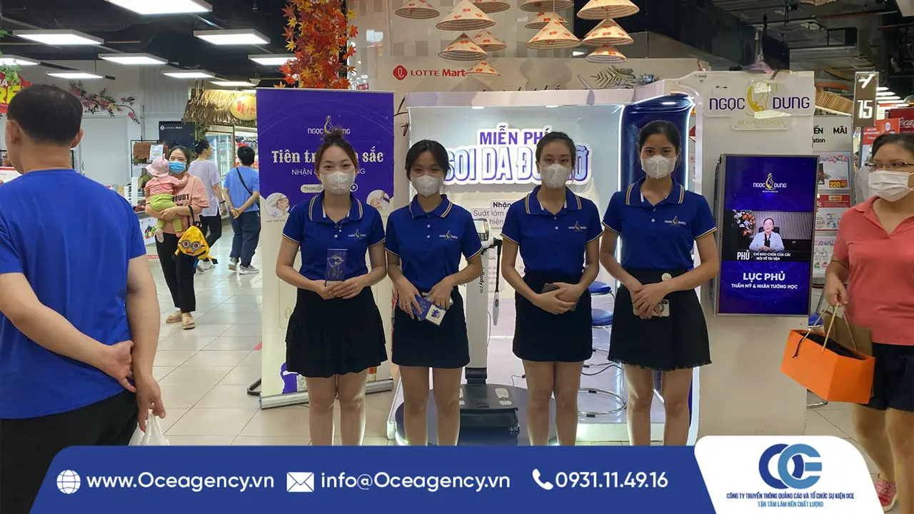 DỊCH VỤ CUNG CẤP PG ACTIVATION NGỌC DUNG BEAUTY CENTER