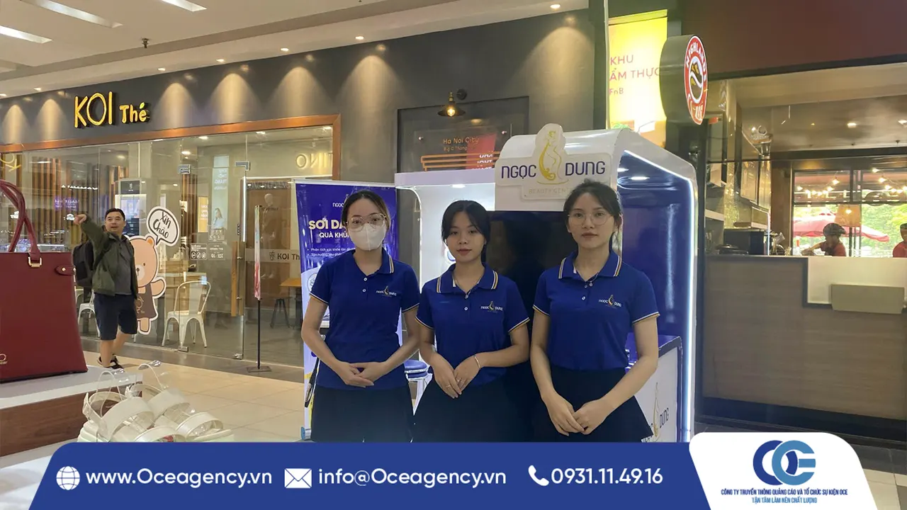 DỊCH VỤ CUNG CẤP PG ACTIVATION NGỌC DUNG BEAUTY CENTER