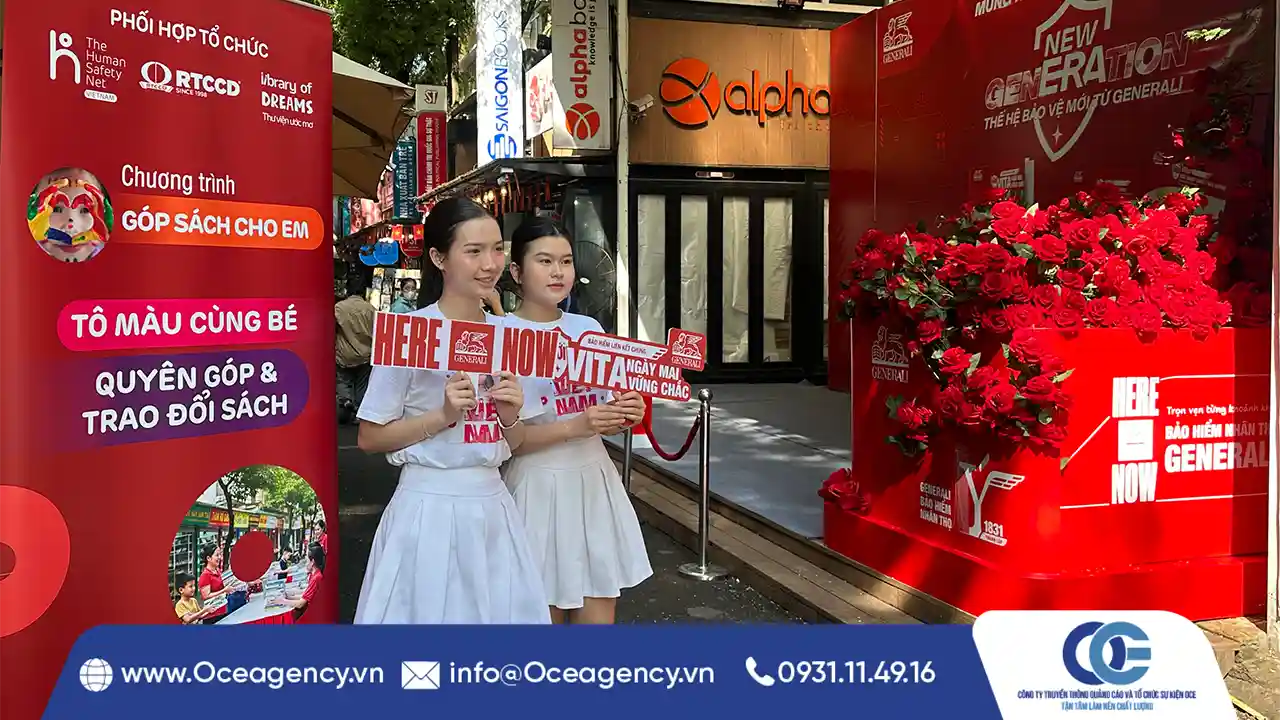 CUNG CẤP PG ACTIVATION CÔNG TY GENERALI TẠI ĐƯỜNG SÁCH