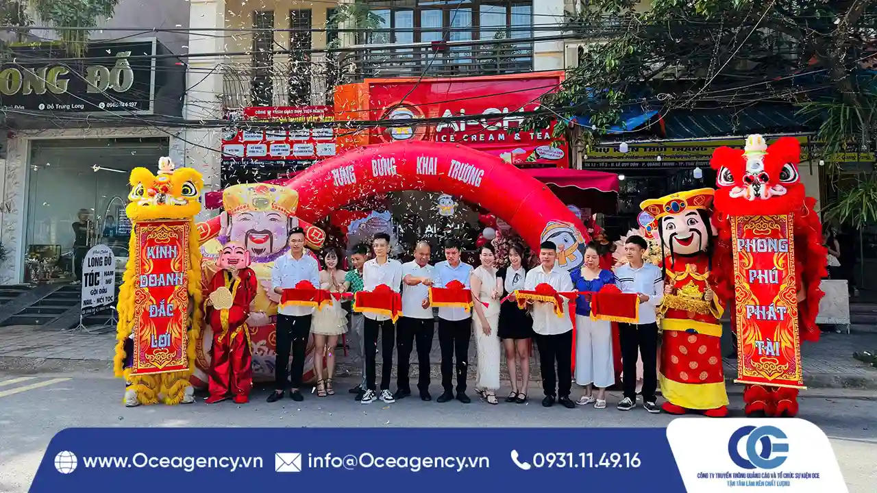 CHO THUÊ MÚA LÂN KHAI TRƯƠNG AI-CHA TẠI THÁI NGUYÊN