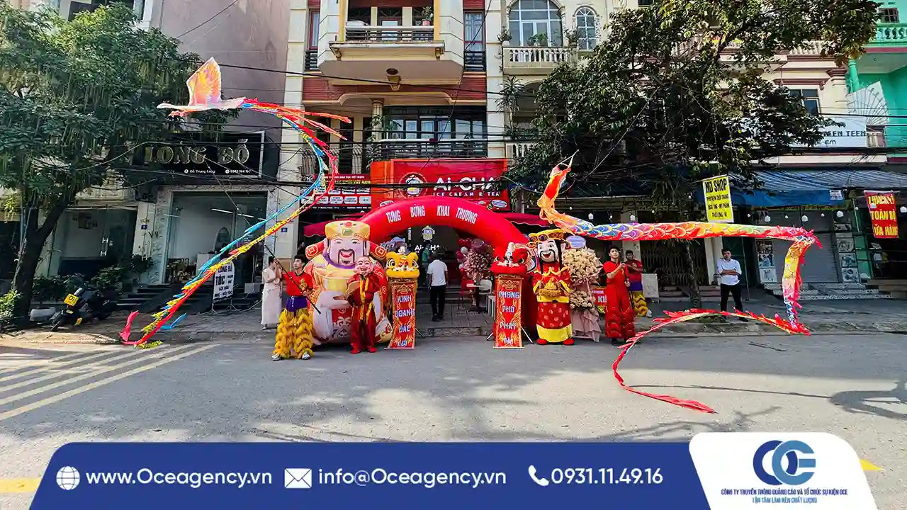 CHO THUÊ MÚA LÂN KHAI TRƯƠNG AI-CHA TẠI THÁI NGUYÊN