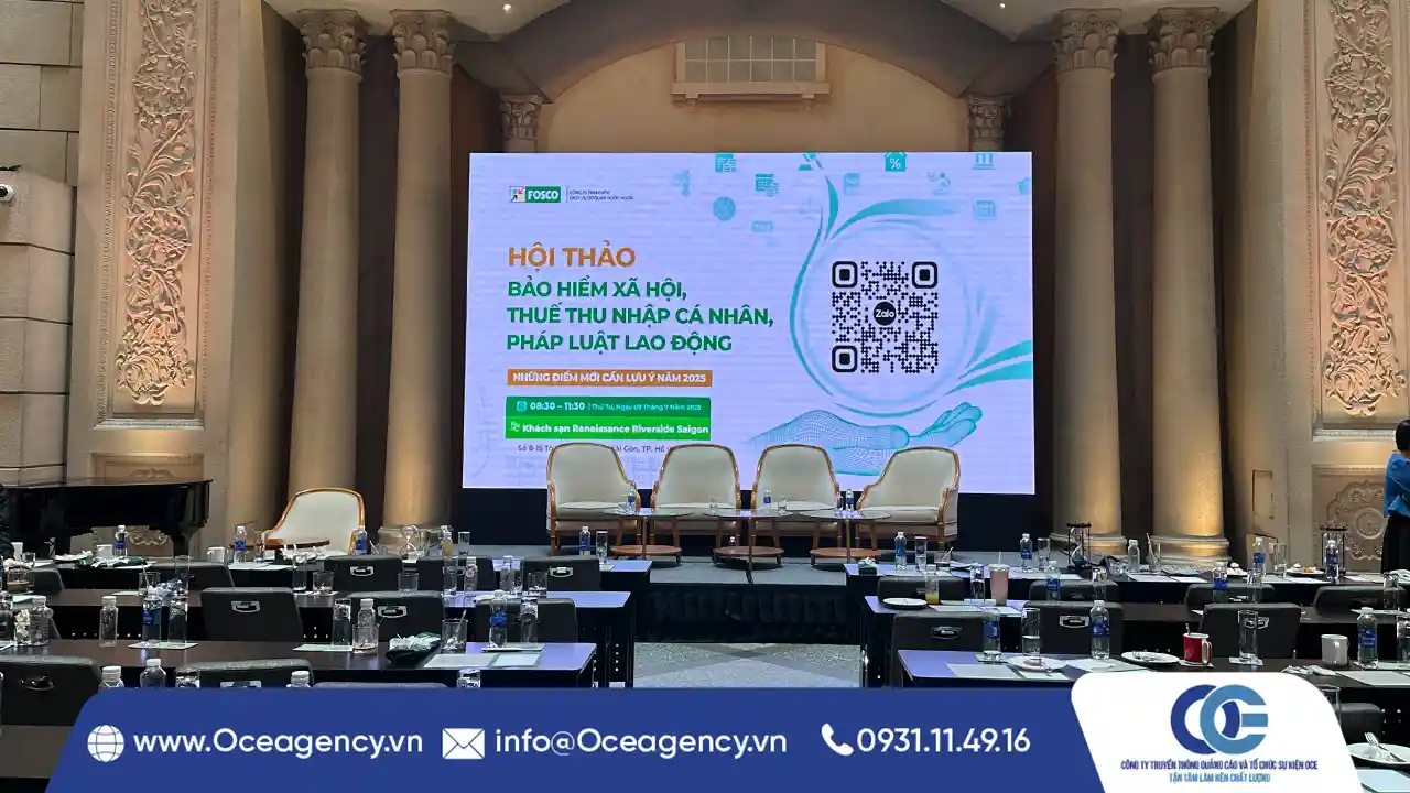 DỊCH VỤ CHO THUÊ & THI CÔNG MÀN HÌNH LED TẠI CÔNG TY FOSCO