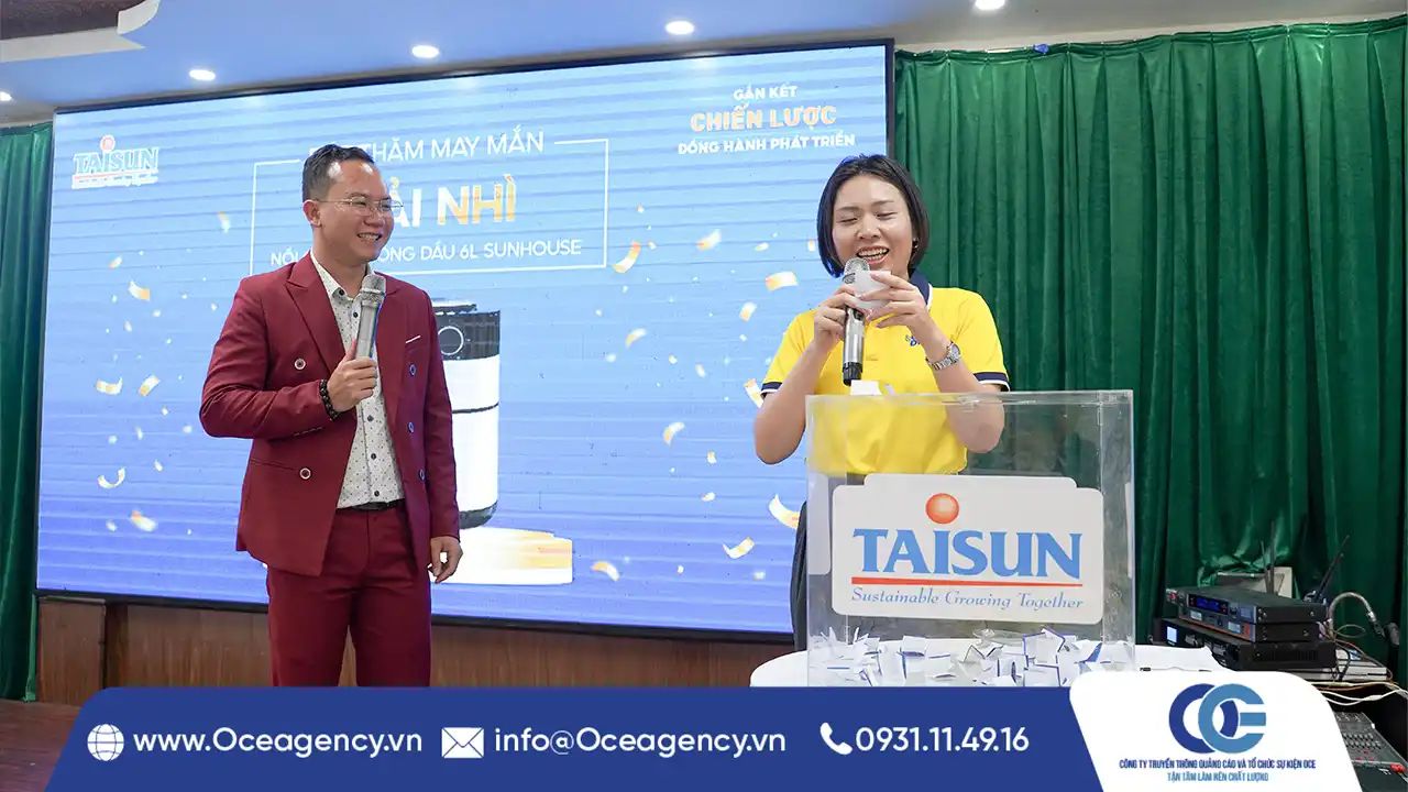 TỔ CHỨC HỘI NGHỊ KHÁCH HÀNG TAISUN TẠI CAO LÃNH