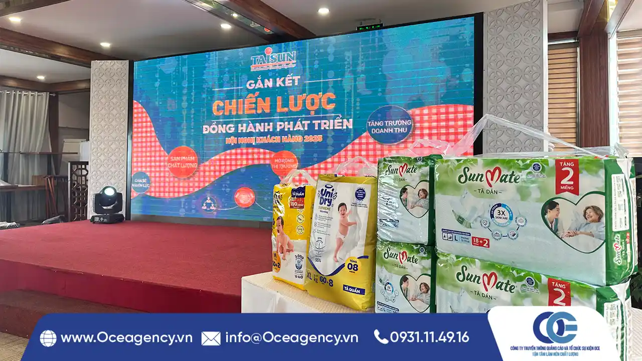 TỔ CHỨC HỘI NGHỊ KHÁCH HÀNG TAISUN TẠI CẦN THƠ