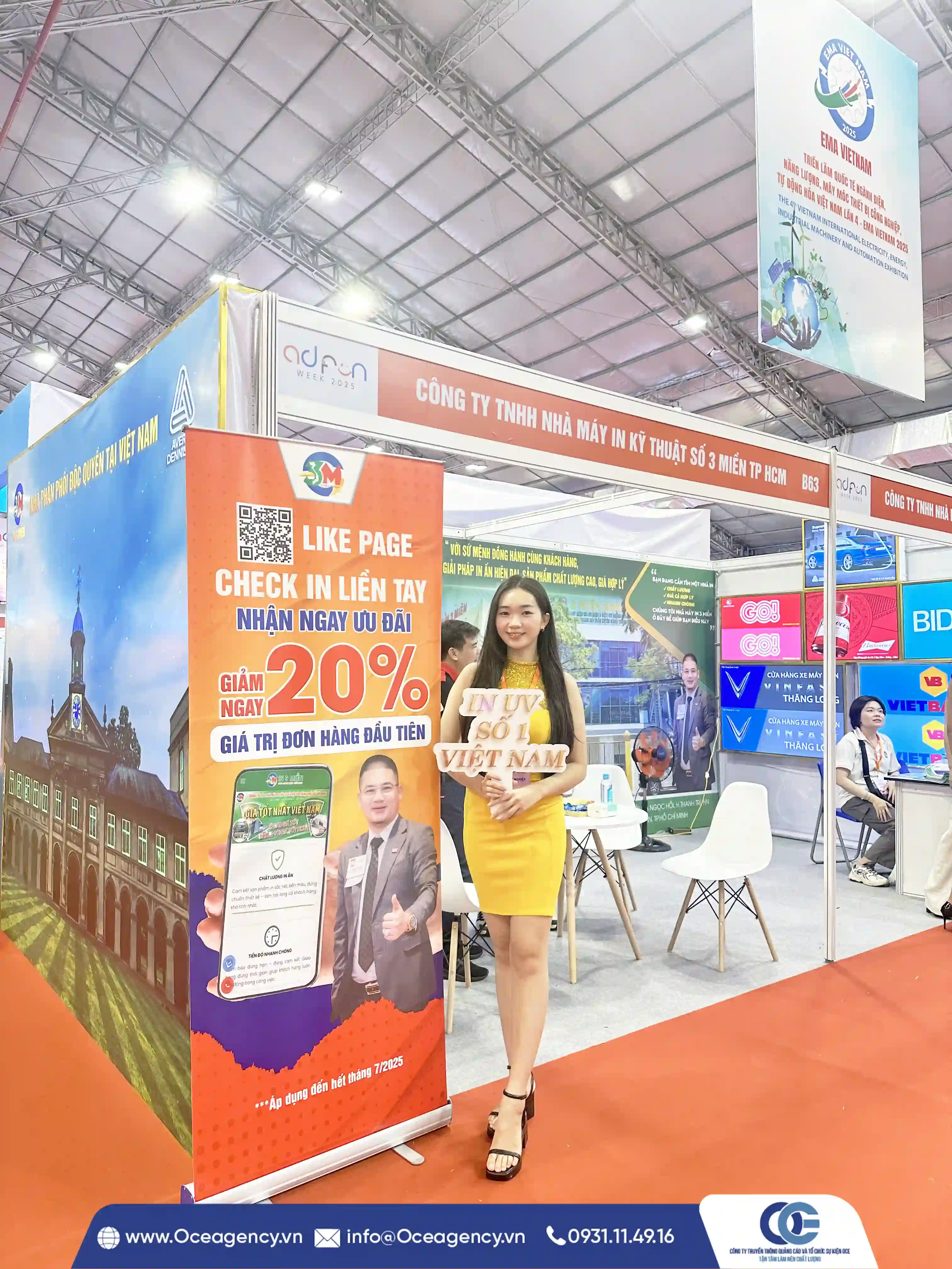 CUNG CẤP PG ADPRINT WEEK 2025 TẠI SKY EXPO VIETNAM